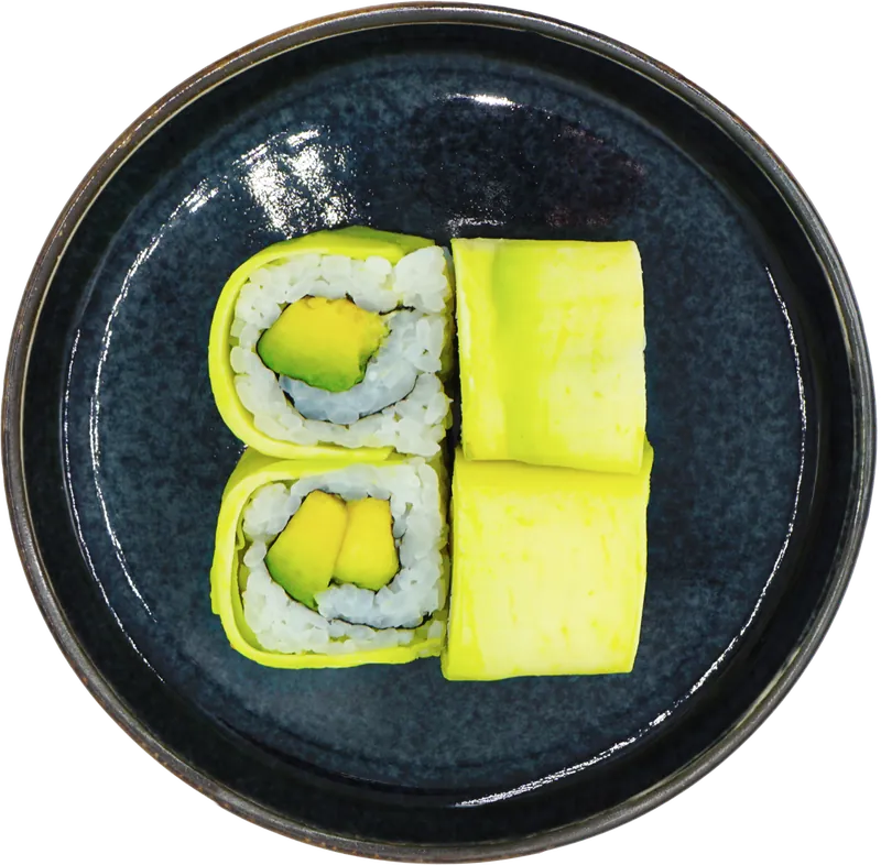 Avocado Roll on Top von Sashimi Sushi
