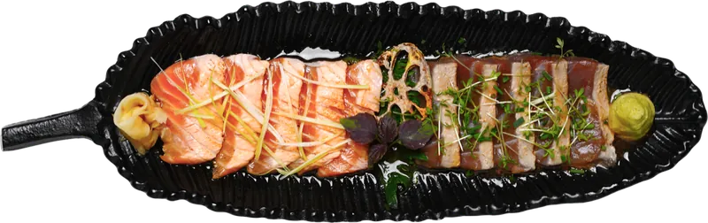 Flamed Sashimi von Sashimi Sushi
