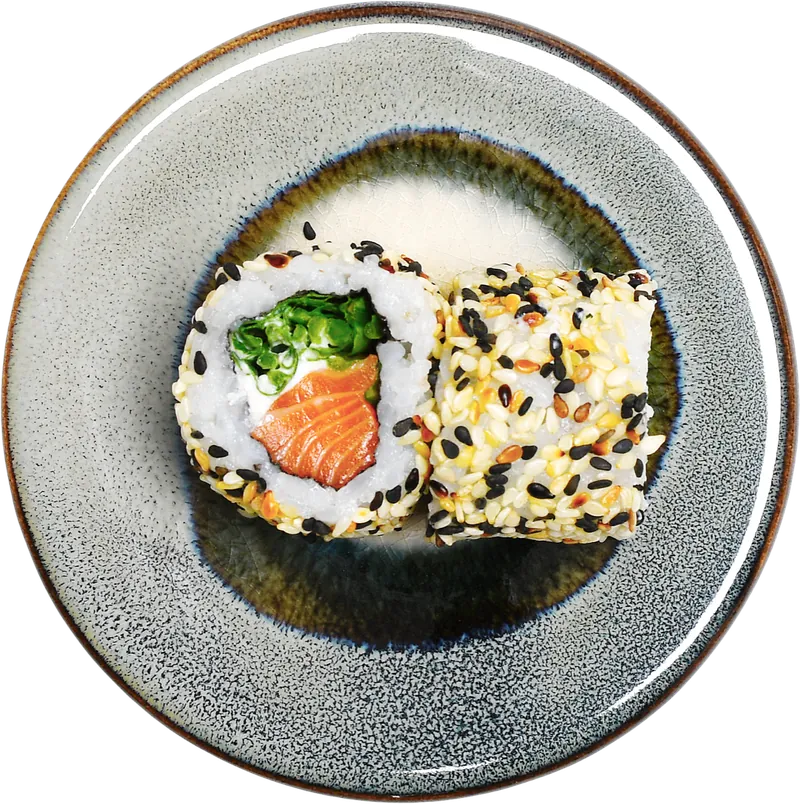 Salmon Cheese Roll von Sashimi Sushi