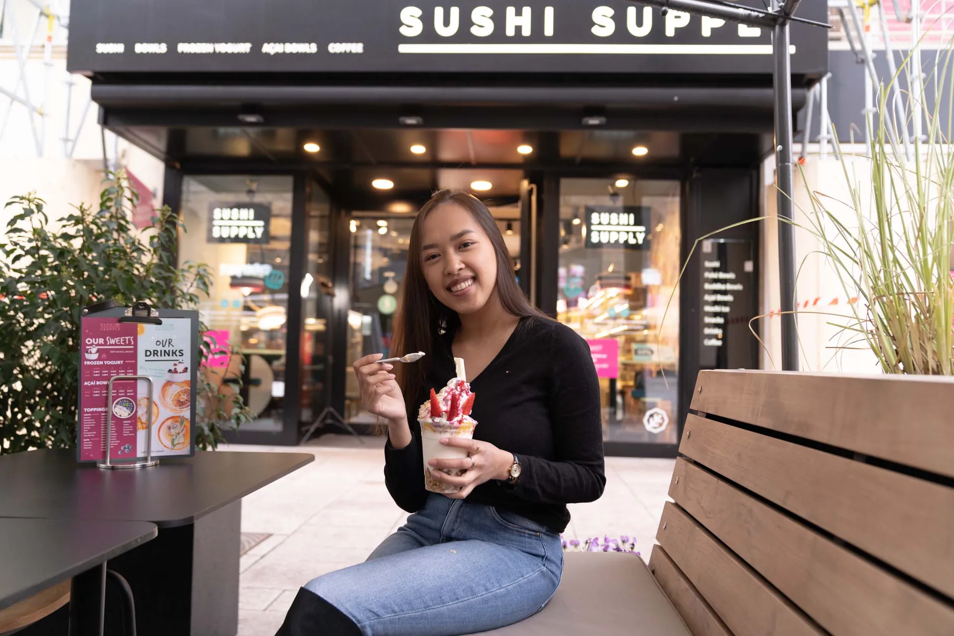 Sashimi Sushi in der Hamburger Innenstadt